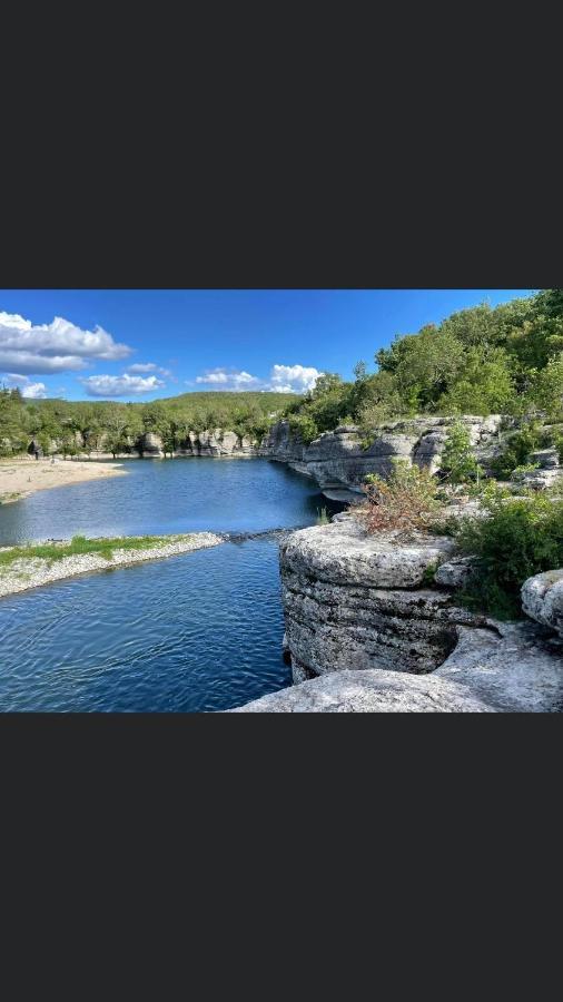Le Mas Du Paradis Bleu Saint-Andre-de-Cruzieres Exterior foto